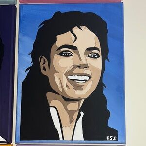 Original Michael Jackson Portrait Painting!